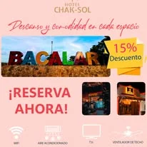 Promoción de reserva Hotel Chak-Sol